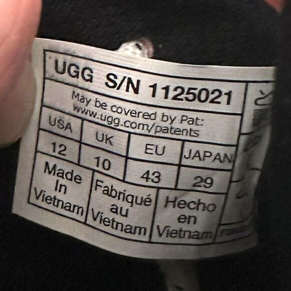 UGG Calle Lace Leather Sneakers shoes size 12 Womens EU 43 - Picture 16 of 16